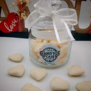Bonbonnière Cœurs blanc sucrés