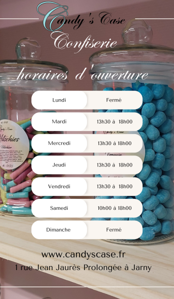 horaires d'ouverture